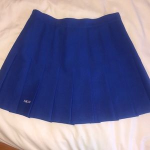 Head brand bright blue pleated tennis skirt